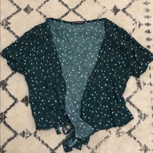 Floral from tie shirt